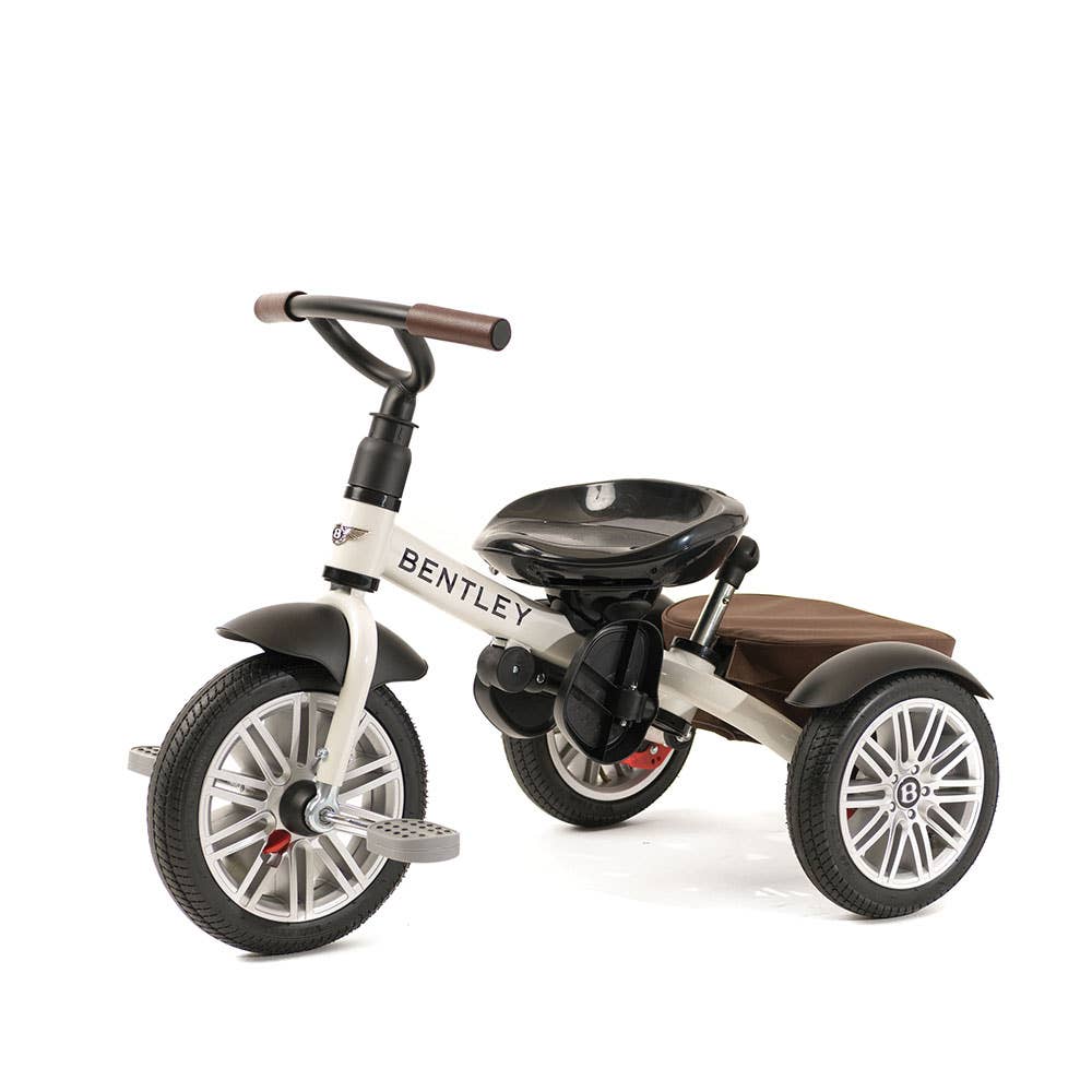 6 in 1 White Satin Bentley Stroller Trike