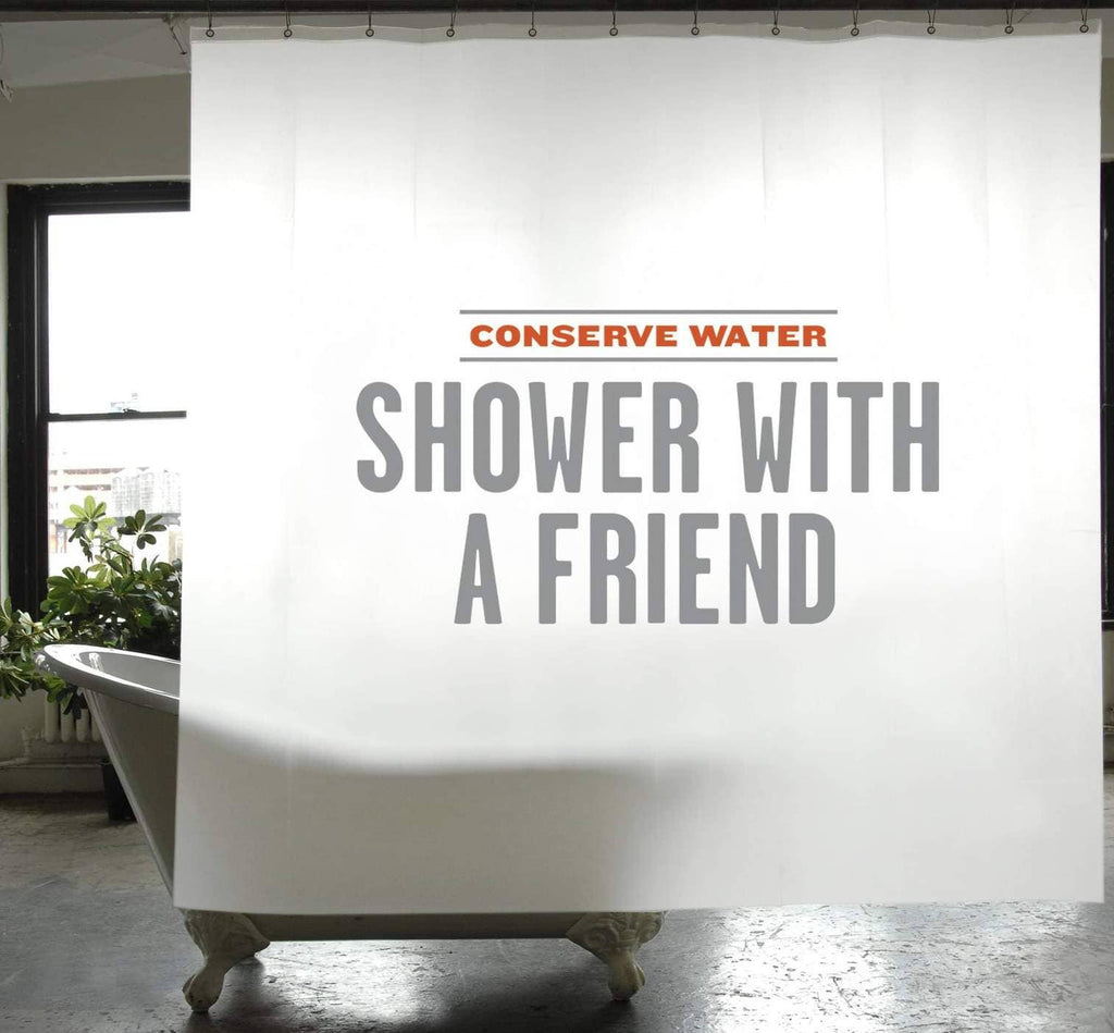 Practice Conservation Shower Curtain