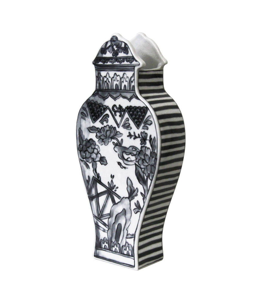 Well Versed - Gray - 11" Medium Vase
