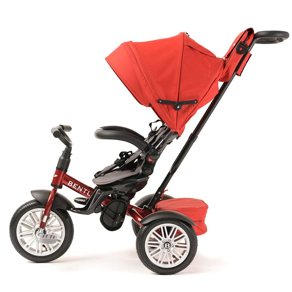 6 in 1 Dragon Red Bentley Stroller Trike