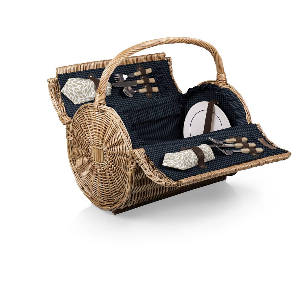 Barrel Picnic Basket - Dahlia