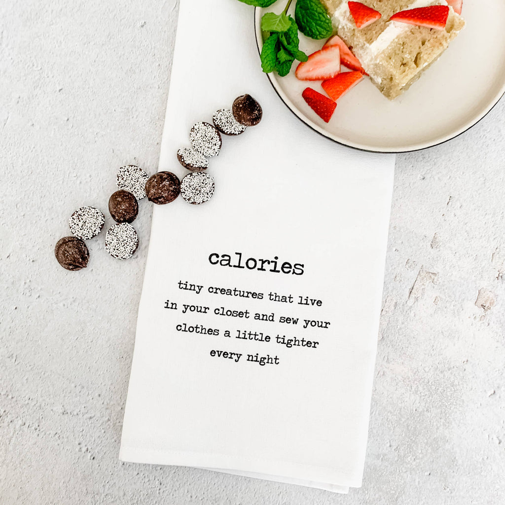 Calories - Tea Towel