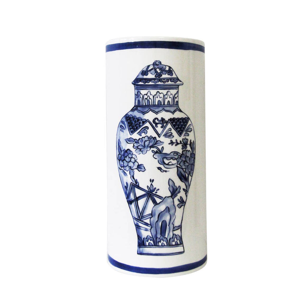 Well Versed - Blue - 17" Large Vase