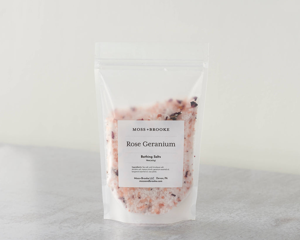 Rose Geranium Bathing Salts