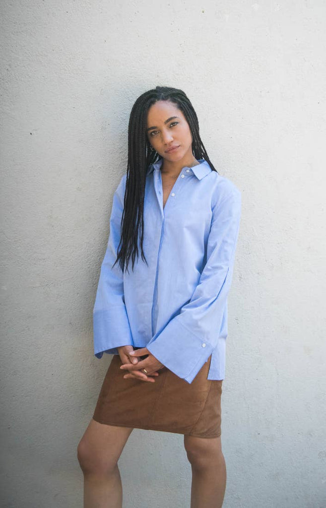 Lenox Boyfriend Shirt Chambray