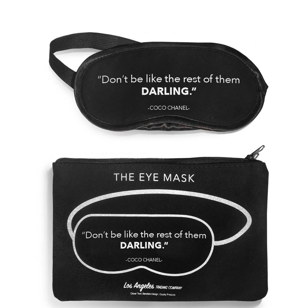 Gift Set - Don't Be Like The Rest Robe & Eye Mask Set
