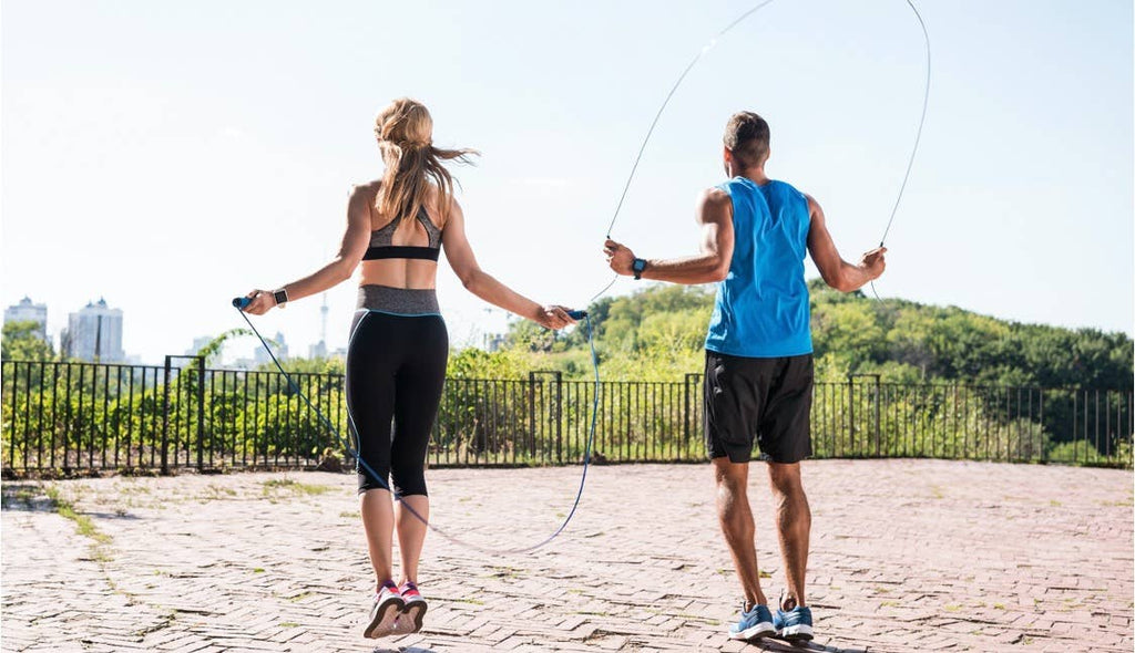 Weighted Jump Rope with Memory Foam Handles