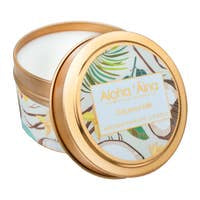 Coconut Milk - Hawaiian Aromatherapy Gold Tin Candle