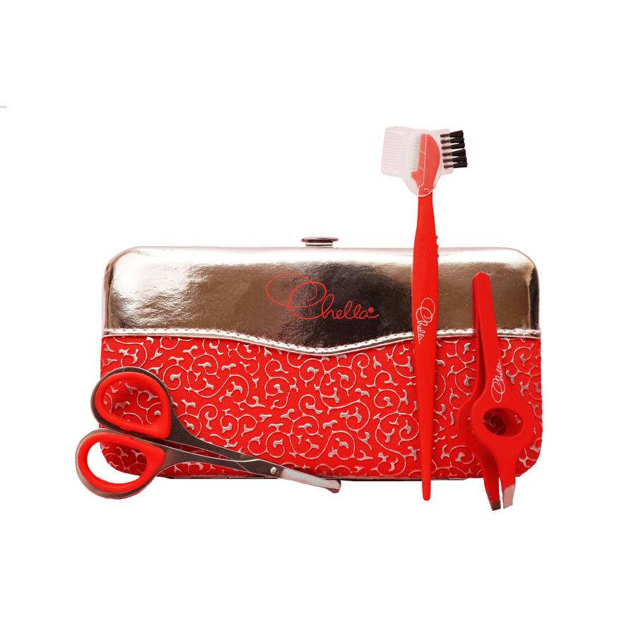 Chella Beautiful Eyebrow Tools in Case
