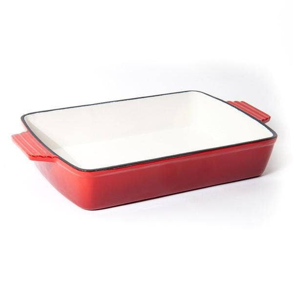 Enameled Cast Iron Rectangular Baking Dish