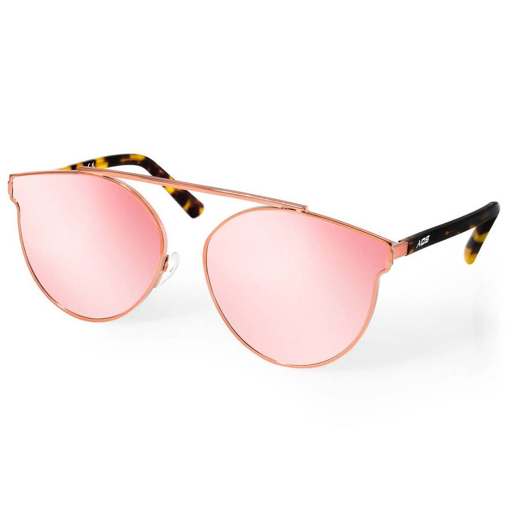 Rose Gold Mirrored Ivy Sunglasses