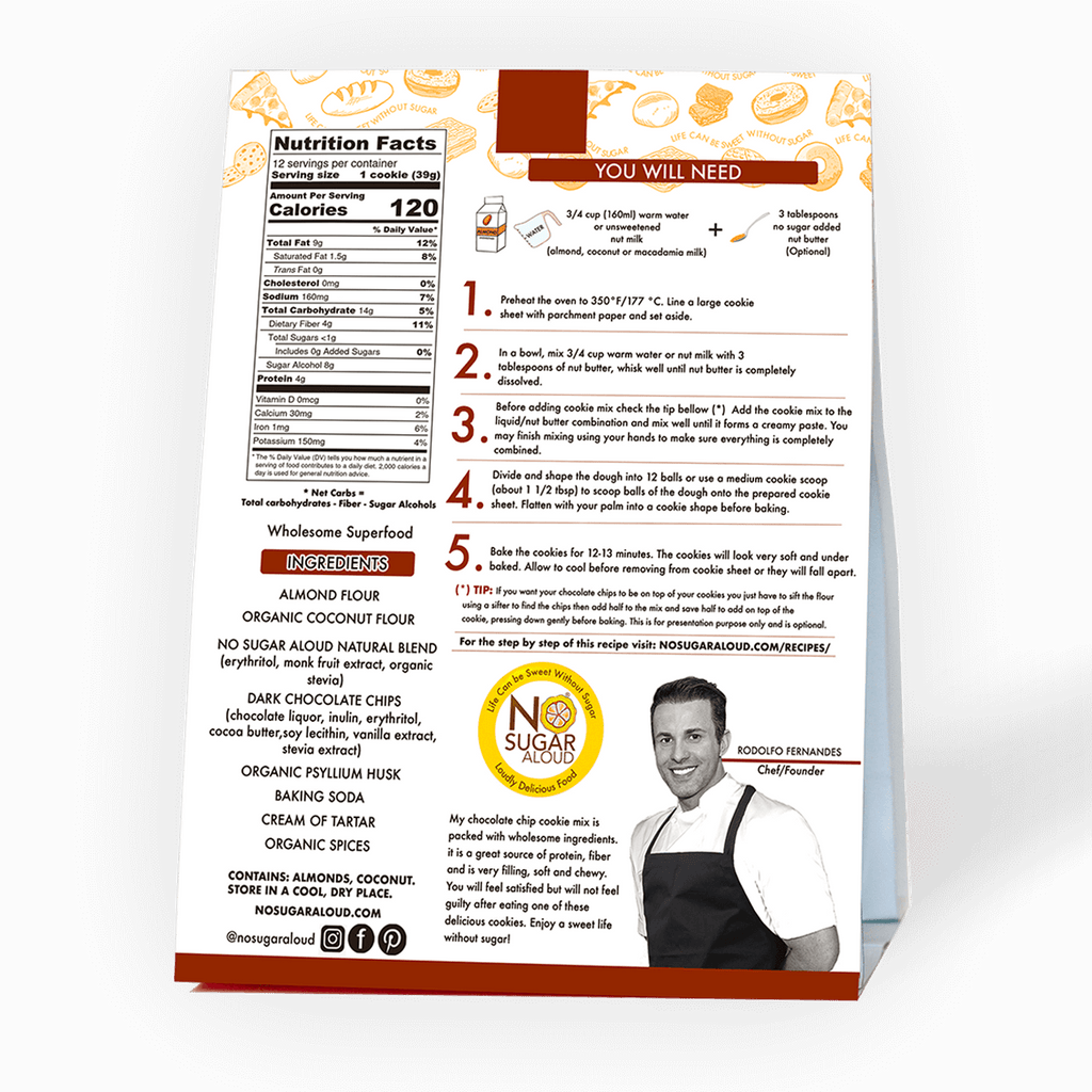 Low Carb Chocolate Chip Cookie Mix