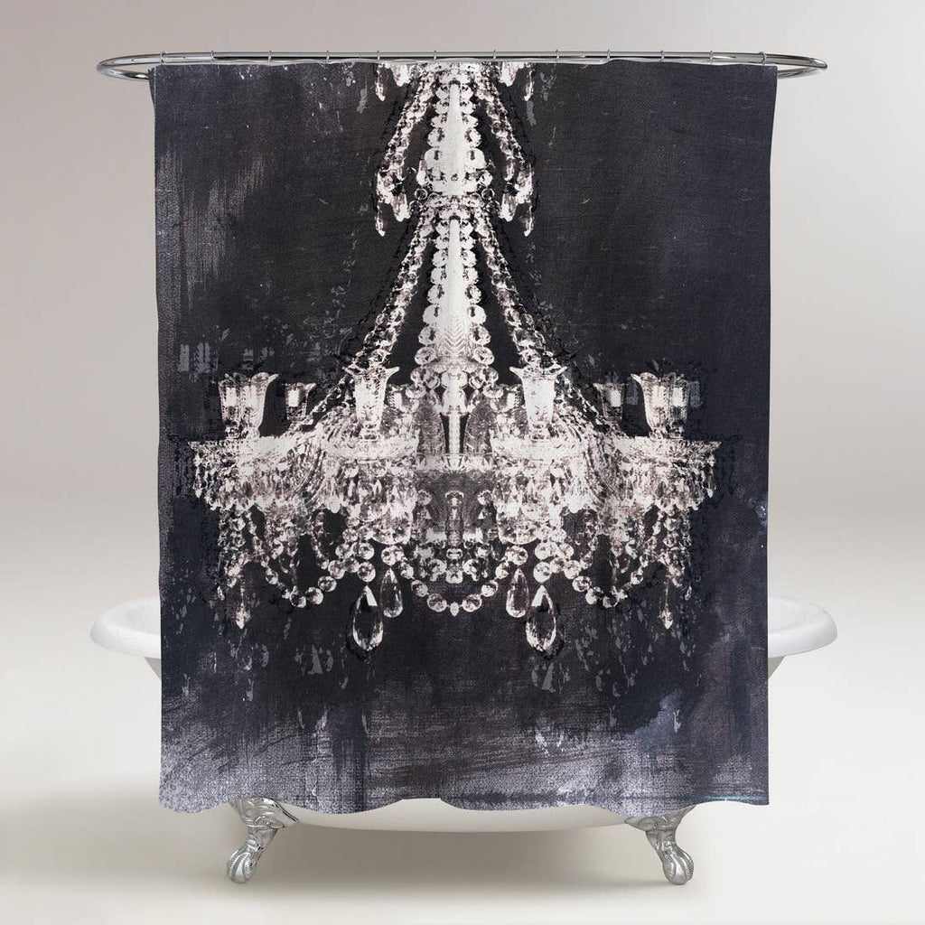 71" X 74" Dramatic Entrance Night Art Shower Curtain