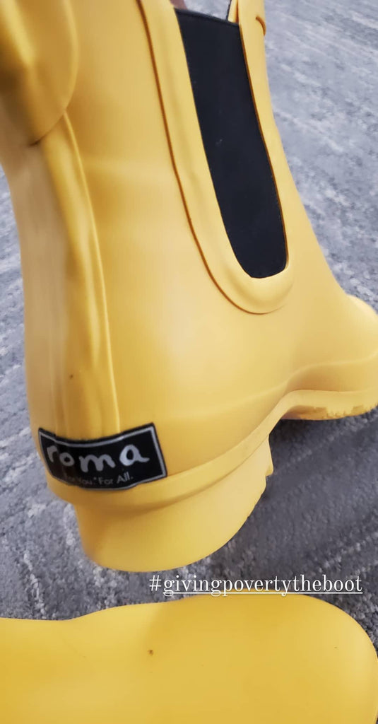 CHELSEA MATTE MUSTARD WOMEN'S RAIN BOOTS