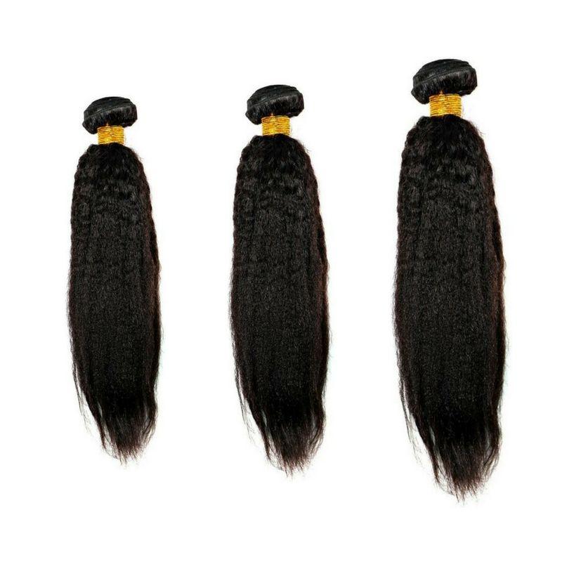 BeauTAY In The Bronx 4C Hair Natural Blow Dry Straight Bundle Deals