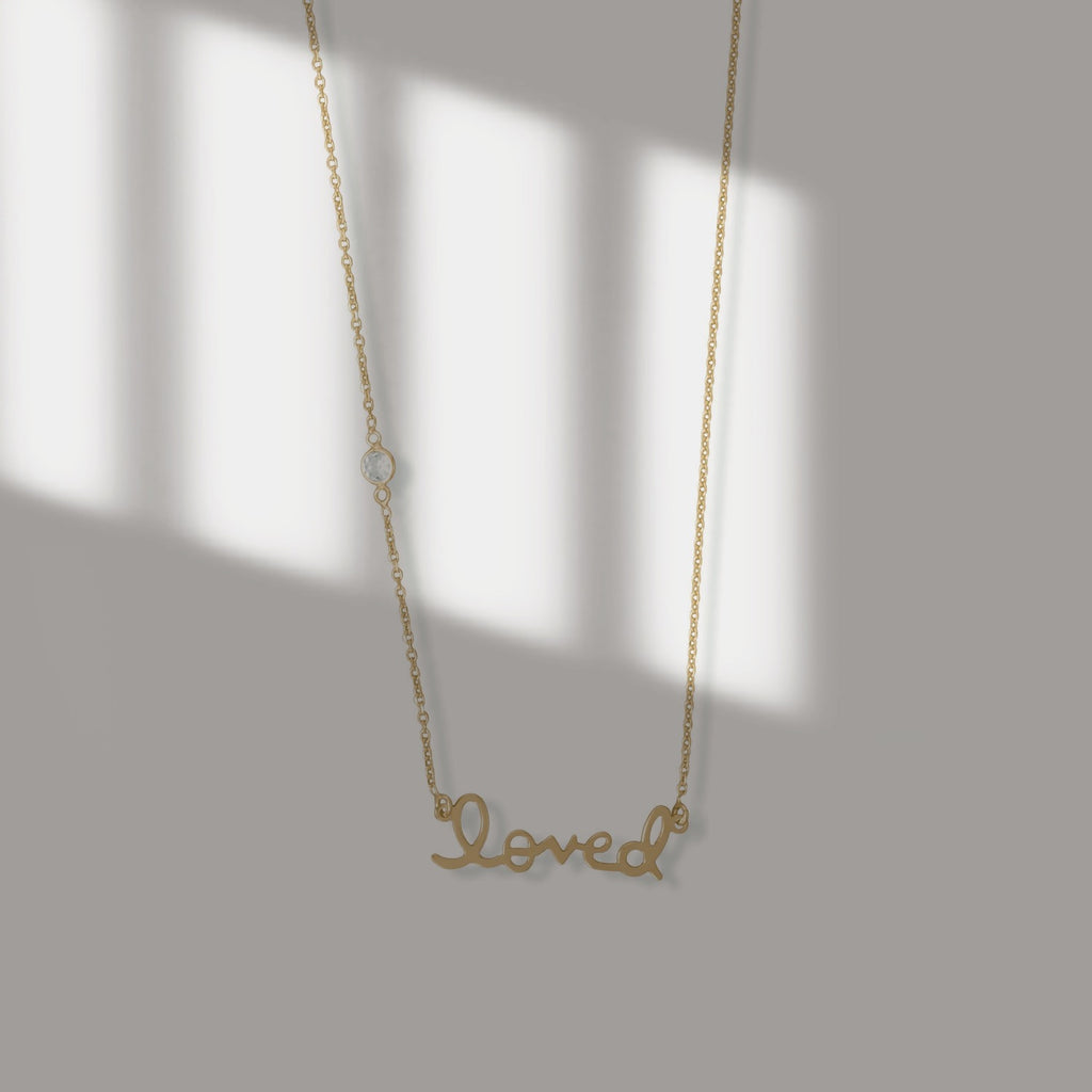 You are loved necklace