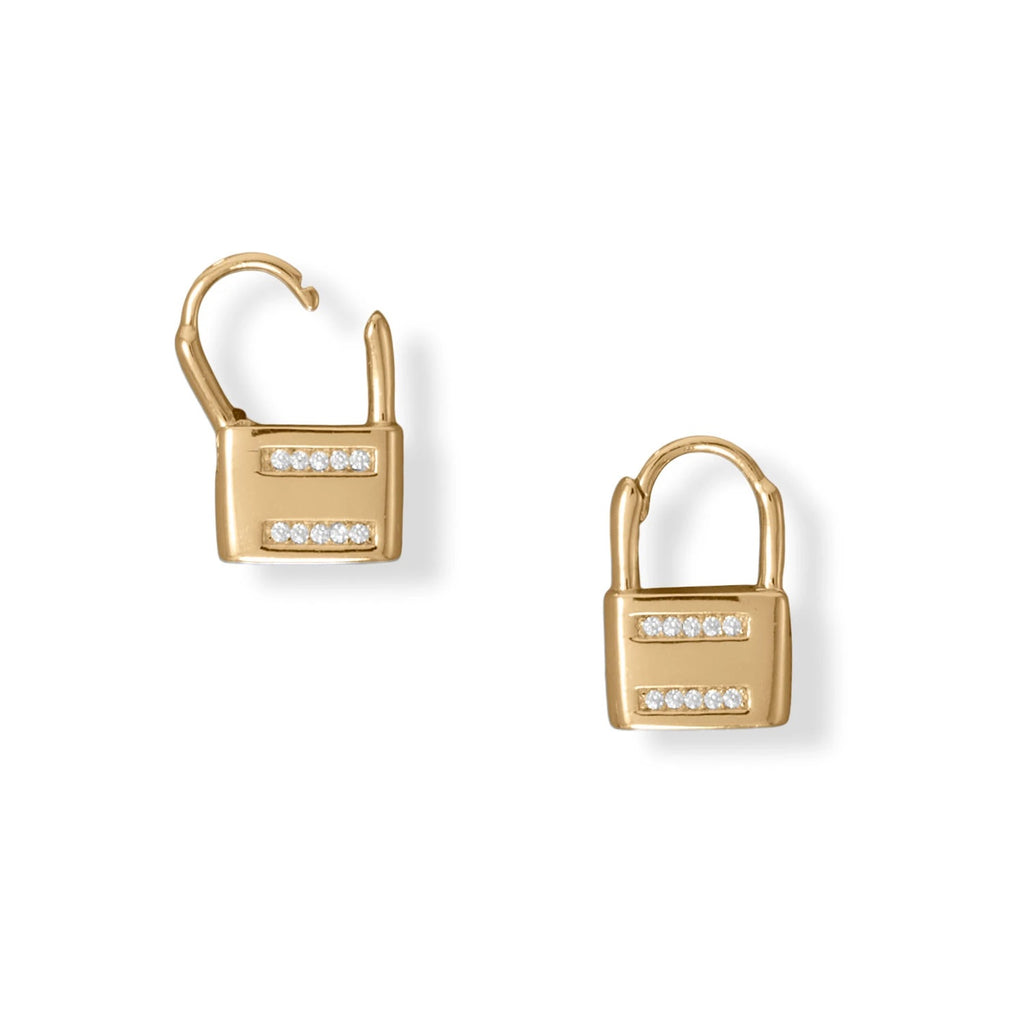 14 Karat Locked all the way in earrings.