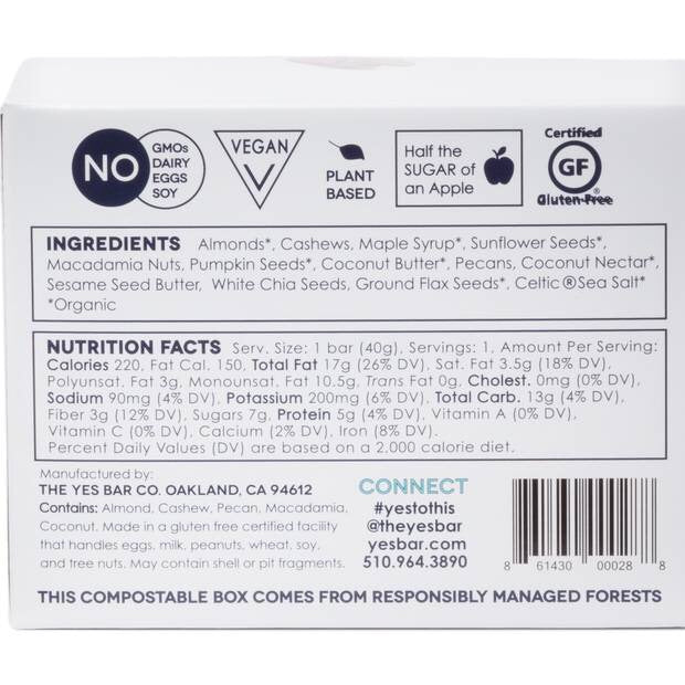 Vegan Salted Maple Pecan - Plant-Based, Paleo, Gluten-Free