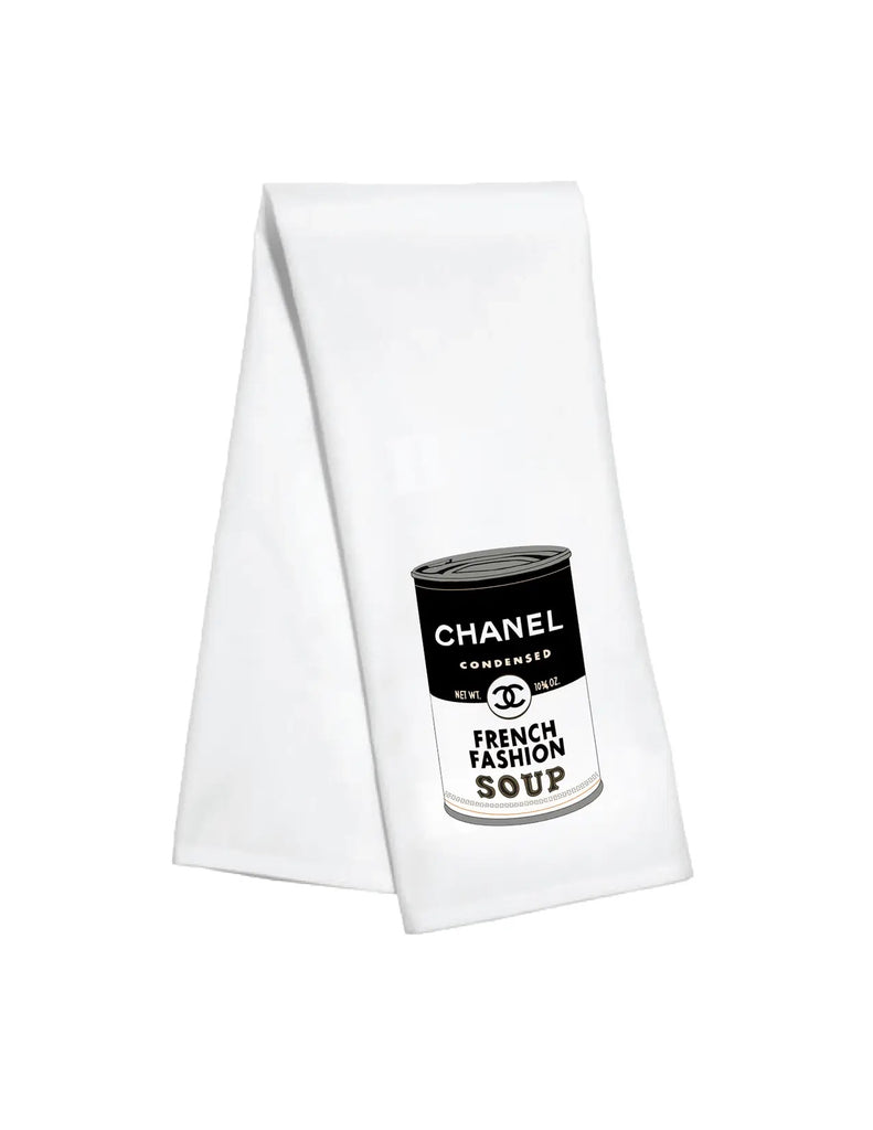 Burping Towel- French Soup Can