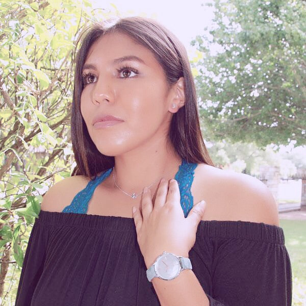 Denim Blu Suede Watch