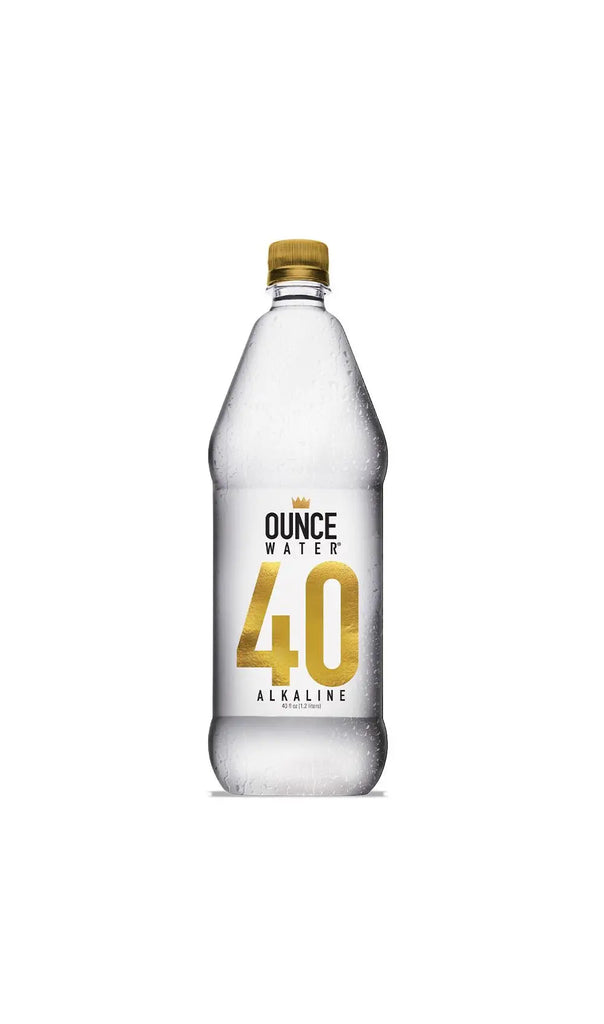 Ounce Water Bottled Alkaline Water, 40 Ounce