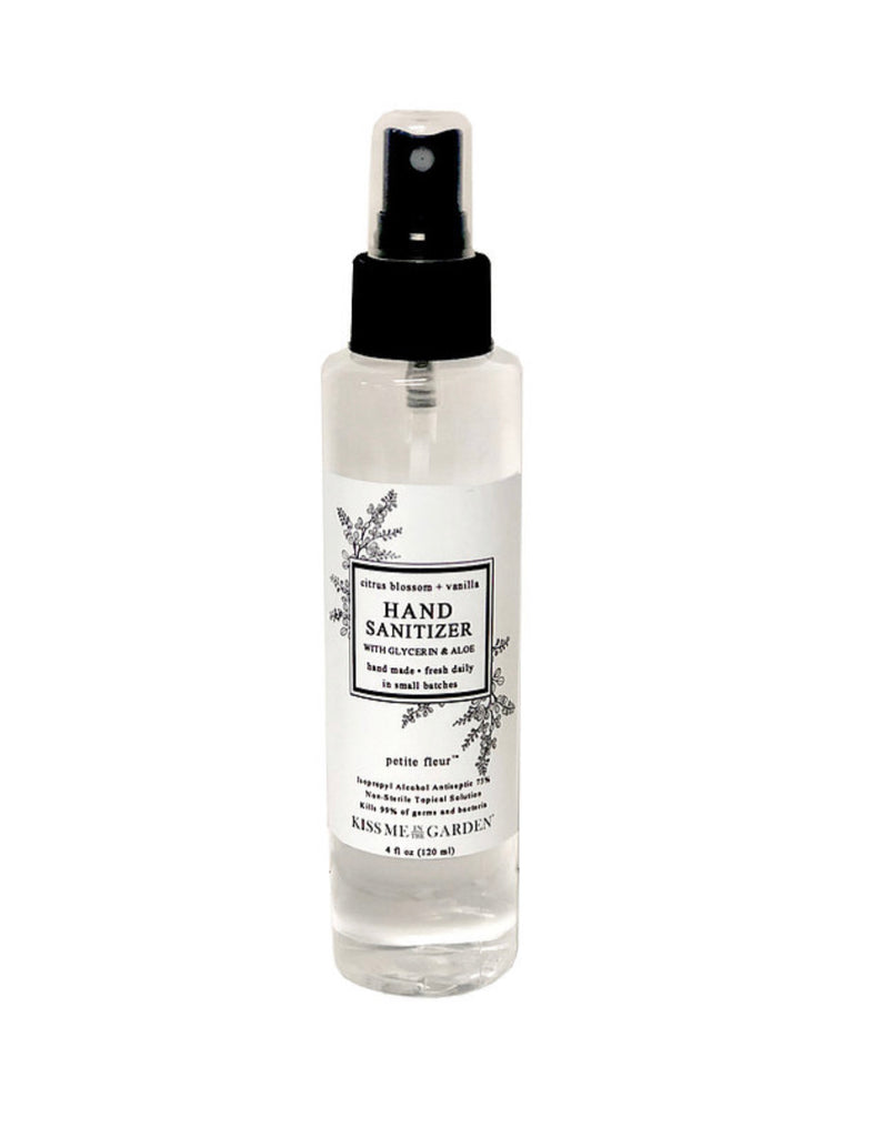 Hand Sanitizer SPRAY 4 oz - Petite Fleur