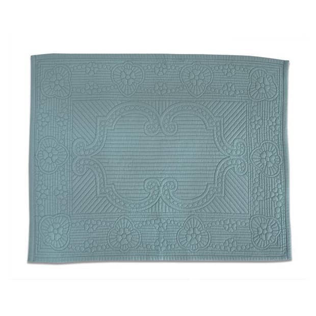 Villa Quilted Placemats Ivory, Set of 6