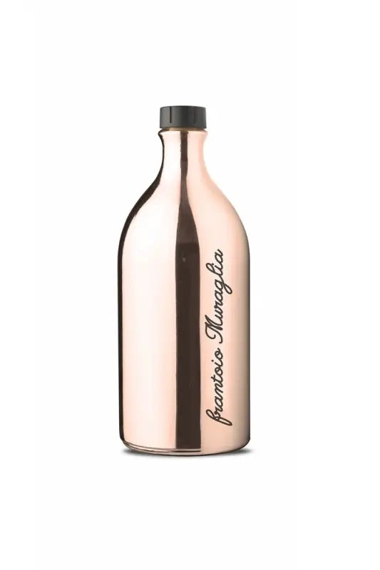 Extra Virgin Olive Oil Glass Bottle (Rose Gold) by Muraglia