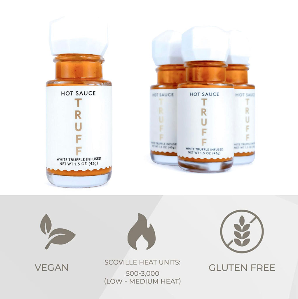 TRUFF White Truffle Hot Sauce 4-Pack Mini Set