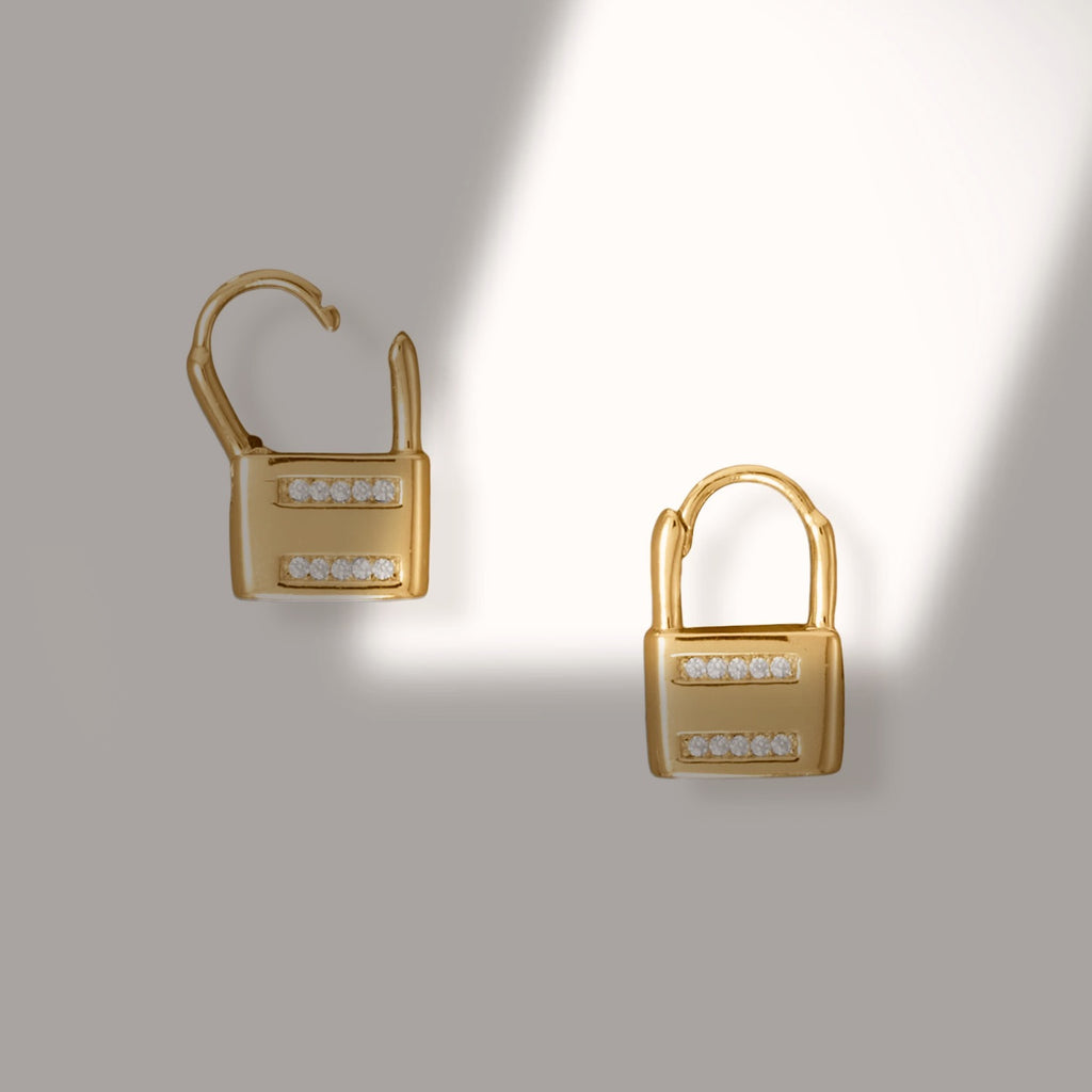 14 Karat Locked all the way in earrings.