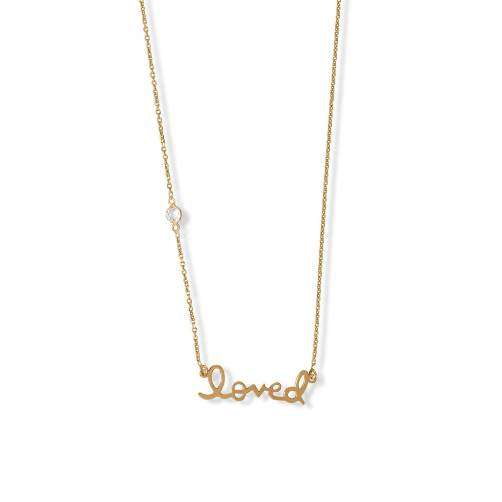 You are loved necklace