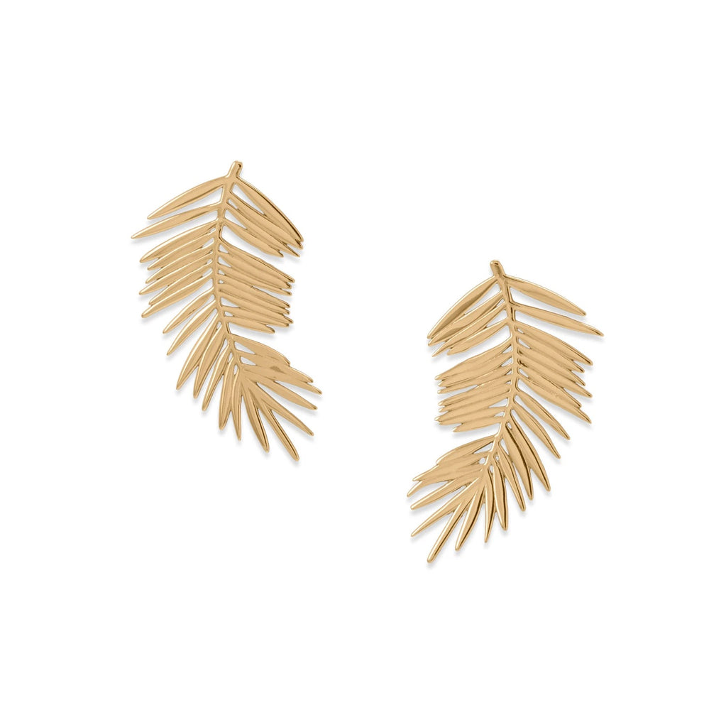 Honolulu Hills Leaf Earrings
