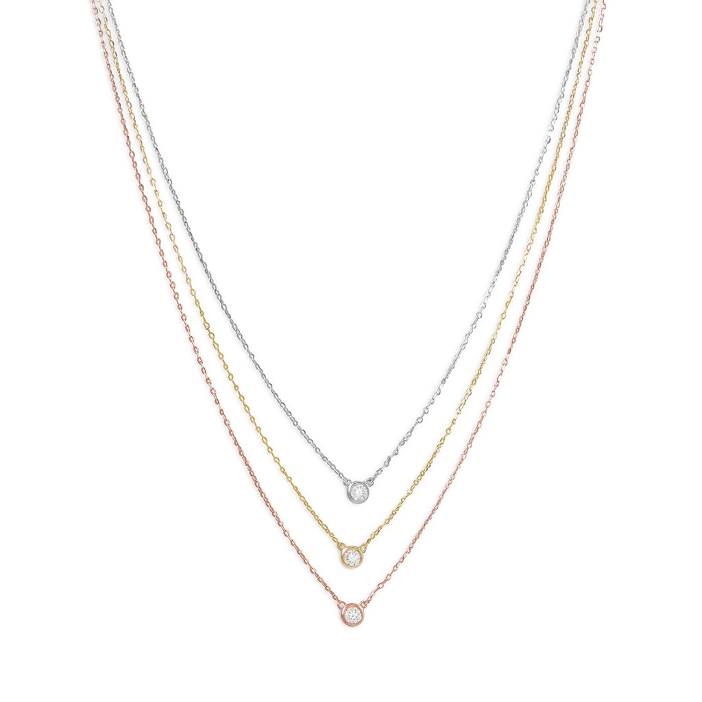 The Trinity Necklace Stack