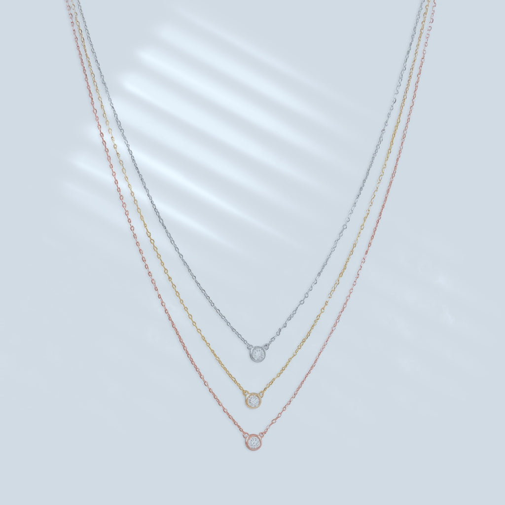 The Trinity Necklace Stack