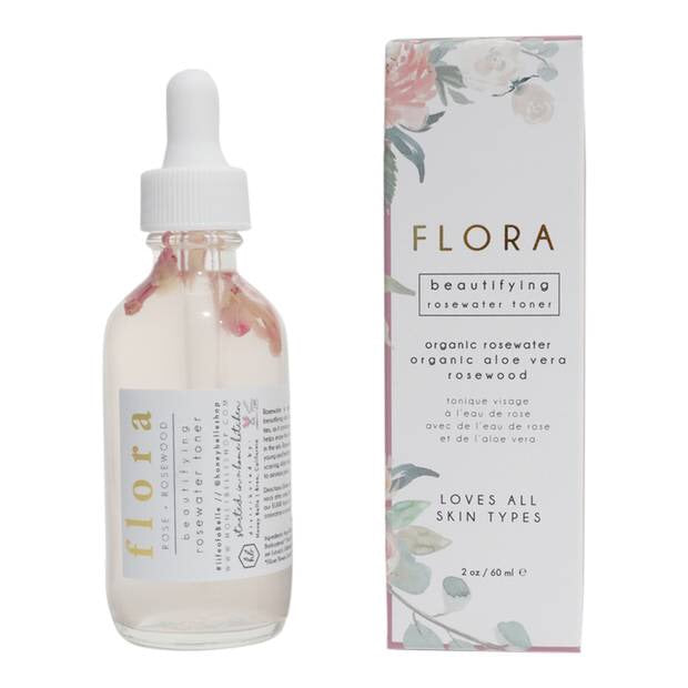 Organic Rosewater Toner - 60ml  Alcohol-free Witch Hazel