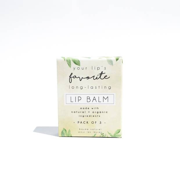 Lip Balm Kit | Mint, Matcha, Honey Flavor