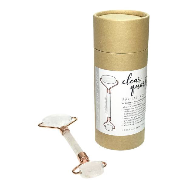 Clear Quartz Facial Roller | Facial Beauty Tool