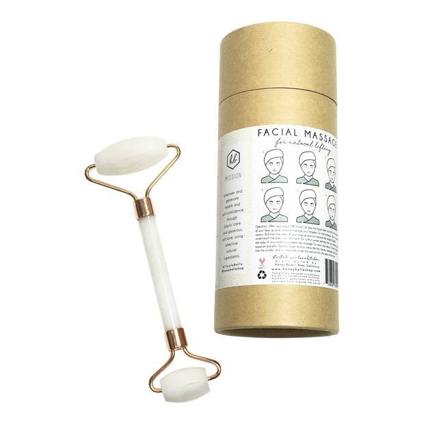 White Jade Facial Roller | Facial Beauty Tool
