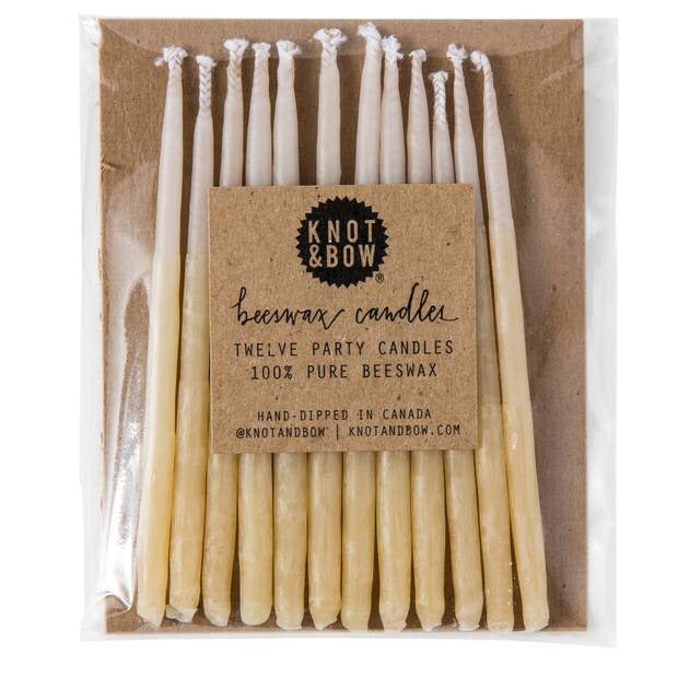 Ombre Beeswax Party Candles