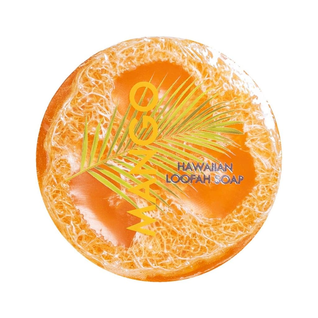 Loofah Soap – Mango with Sea Salt & Kukui Oil – Maui Soap Co.